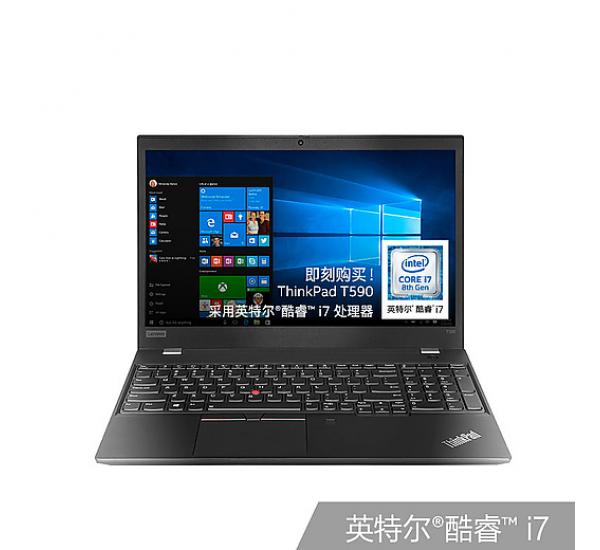 联想ThinkPad T590（0DCD）15.6英寸轻薄笔记本电脑（i7-8555U 8G 512GSSD 2G独显 FHD 双电池）