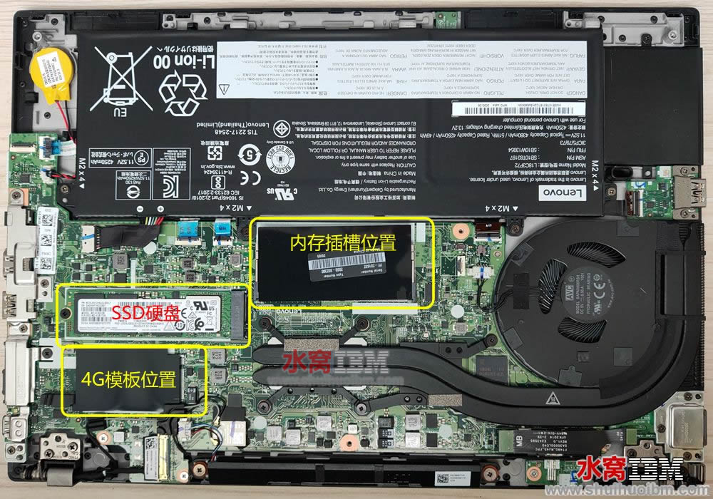 ThinkPad T14拆机图：T14加内存换硬盘及T14加4G和5G模块教程